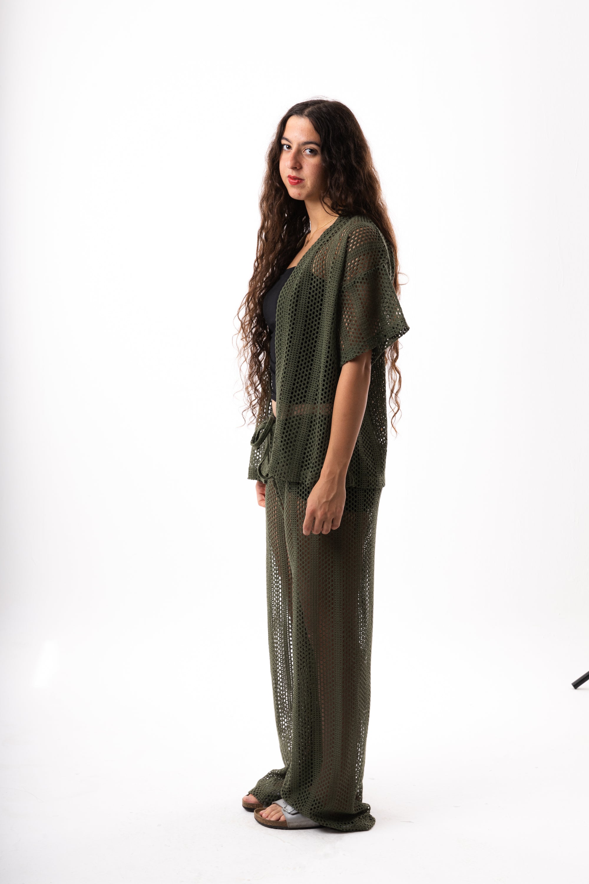 Olive Green Knit Set