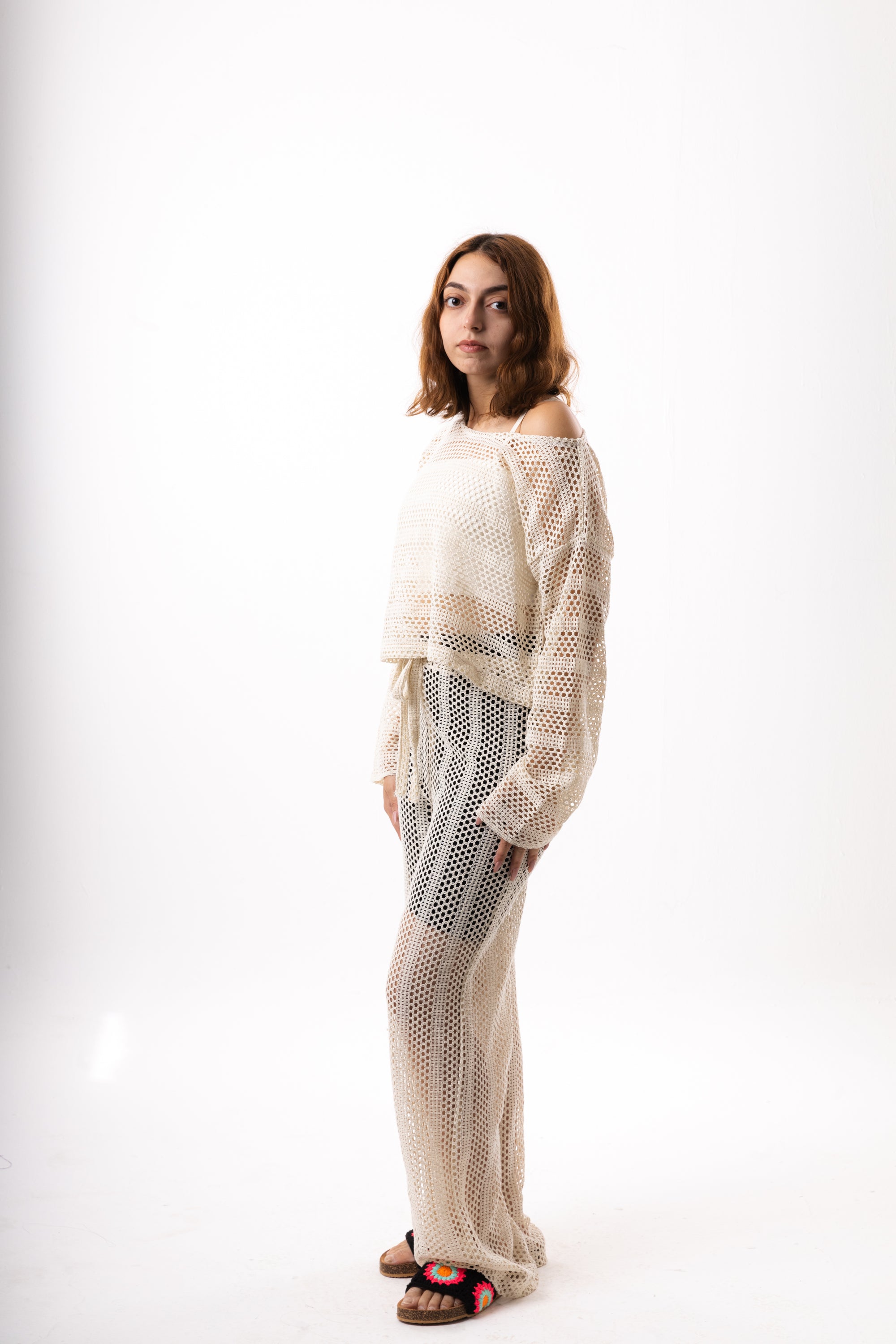 Beige Knit Set