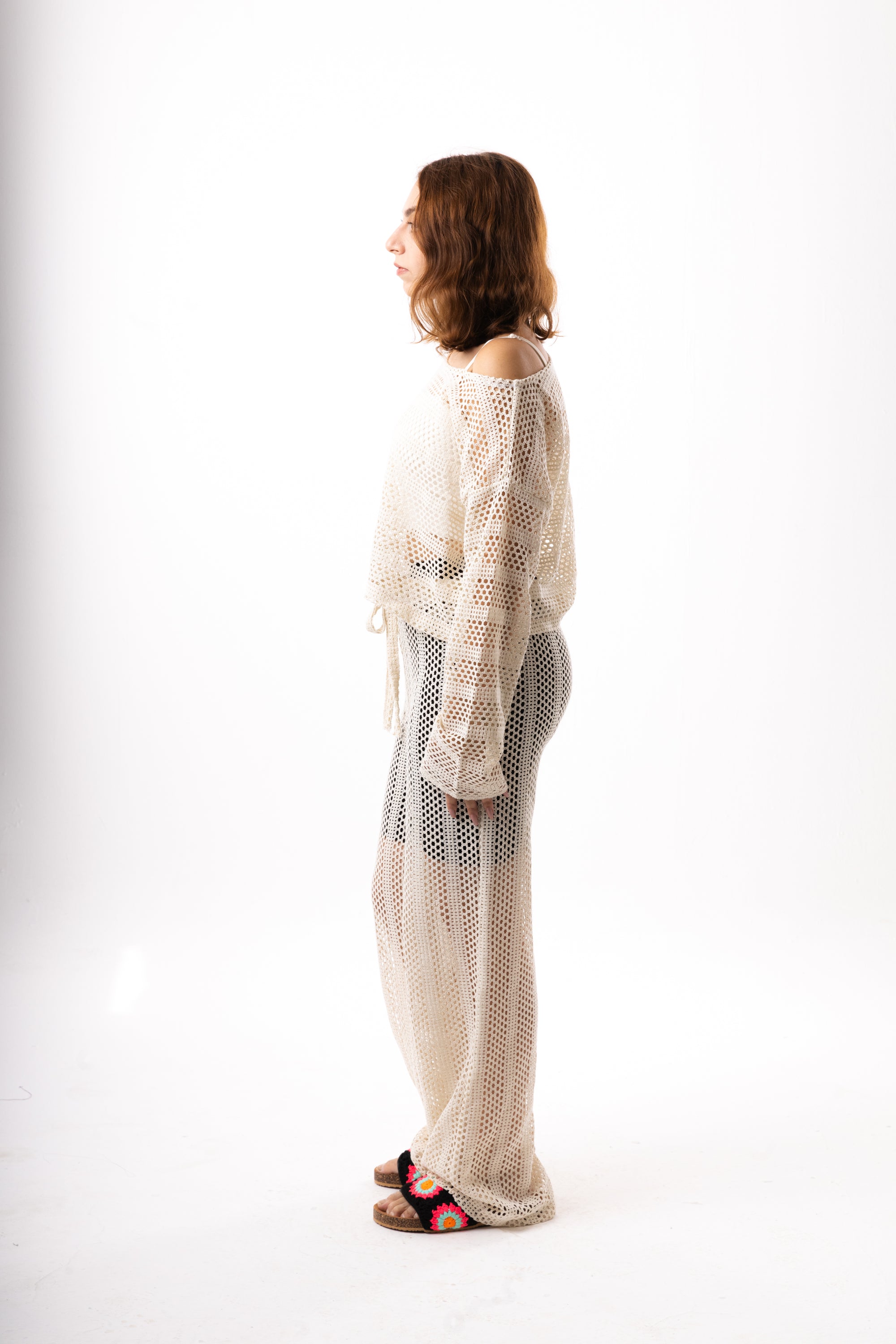 Beige Knit Set