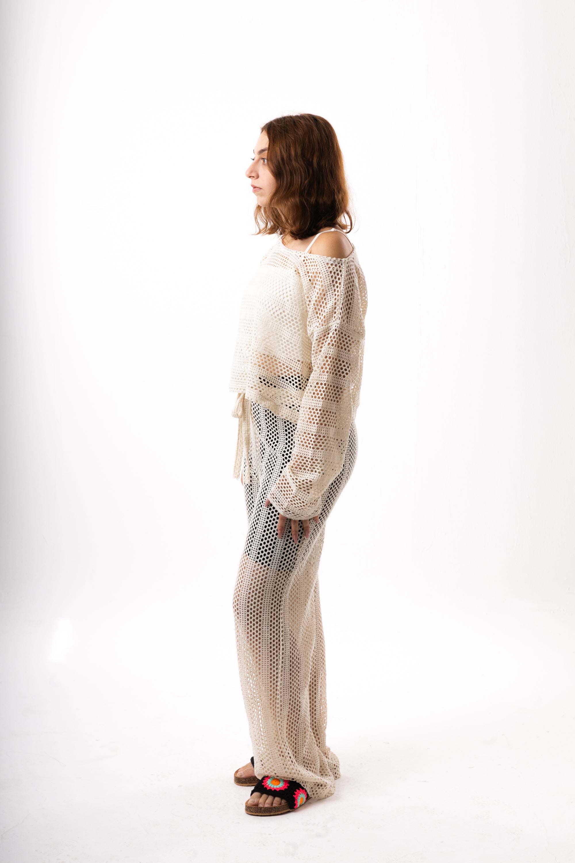 Beige Knit Set