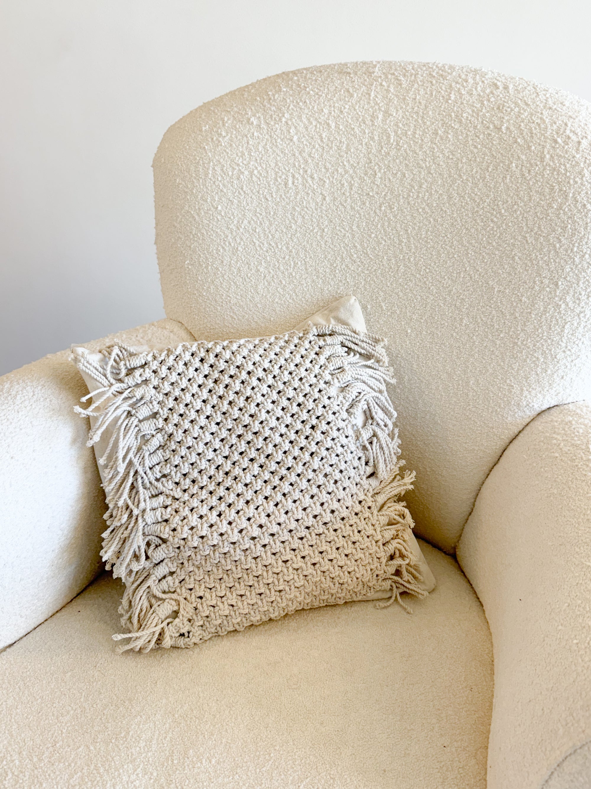 Macrame Cushion