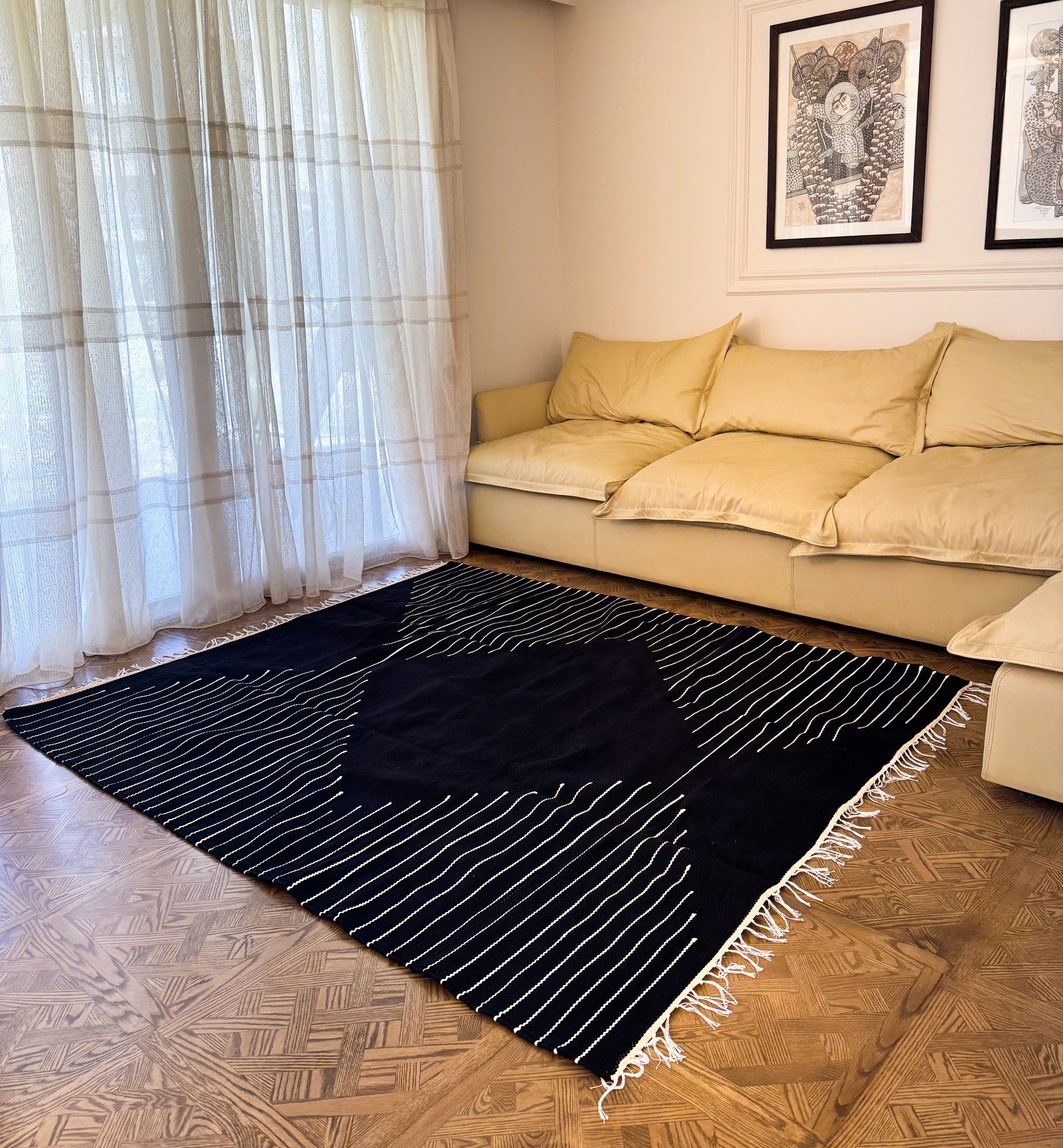 Black Kilim Rug