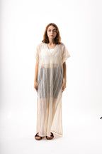 Beige Knit Dress