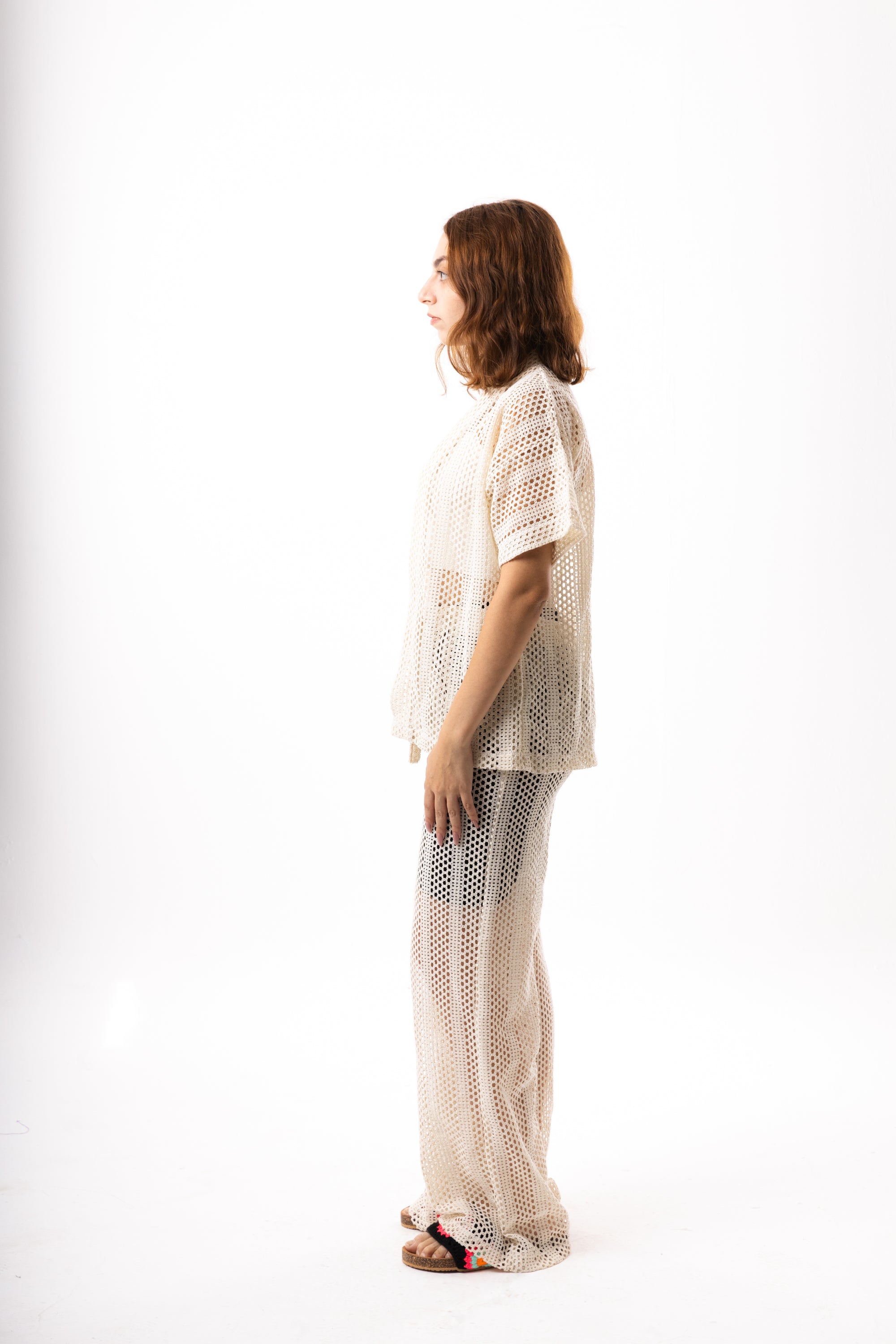 Beige Knit Set