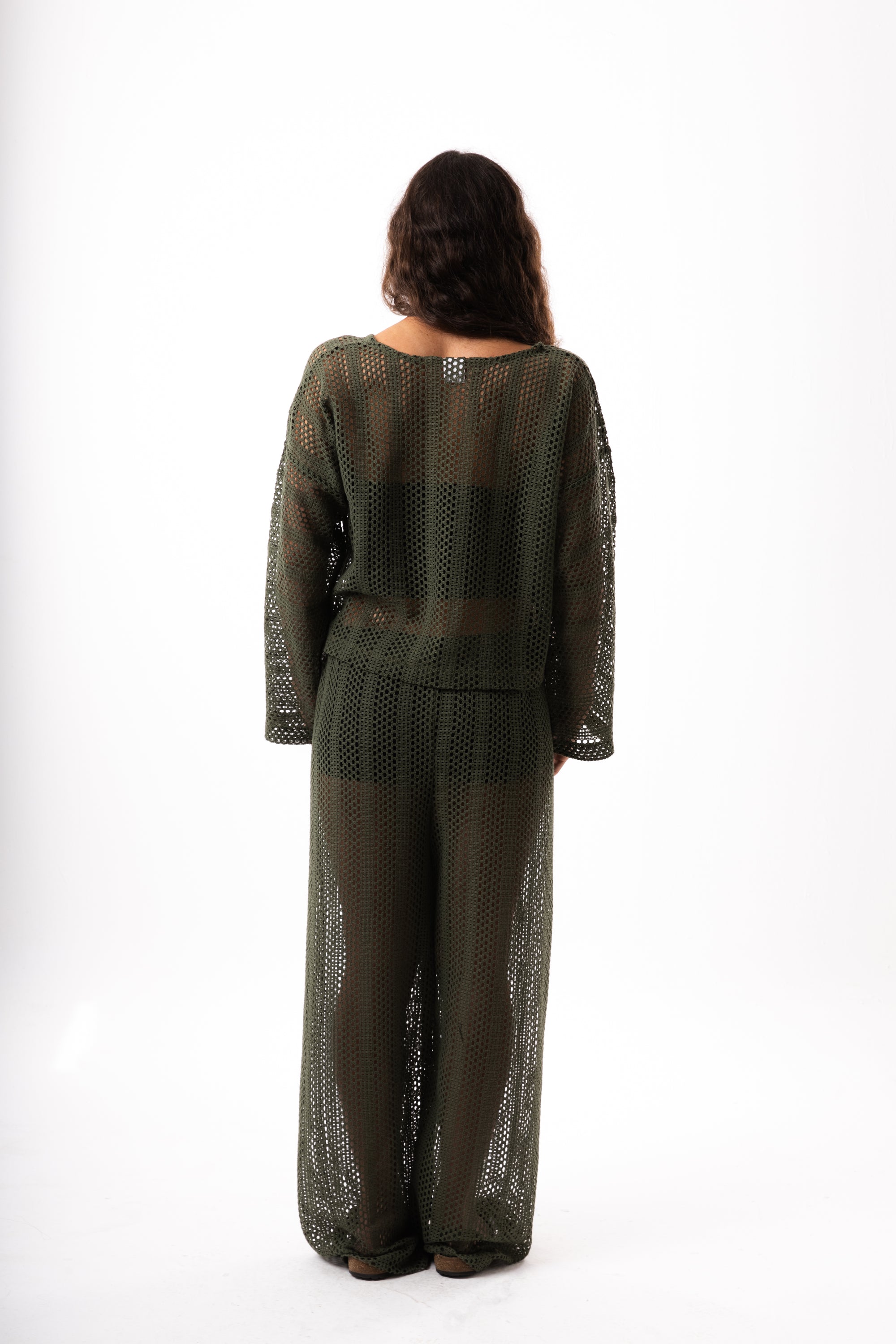 Olive Green Knit Set