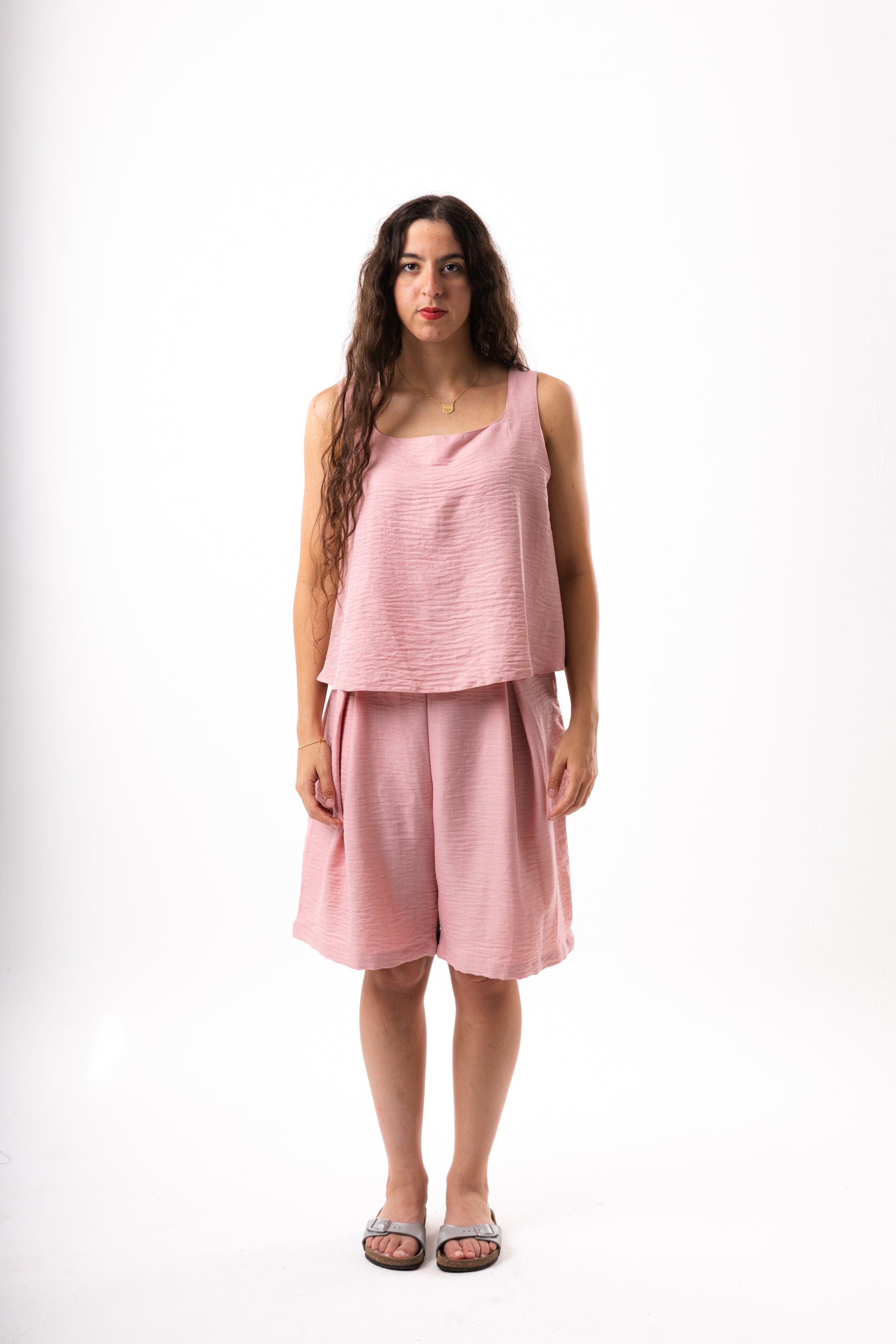 Pink Flowy Set