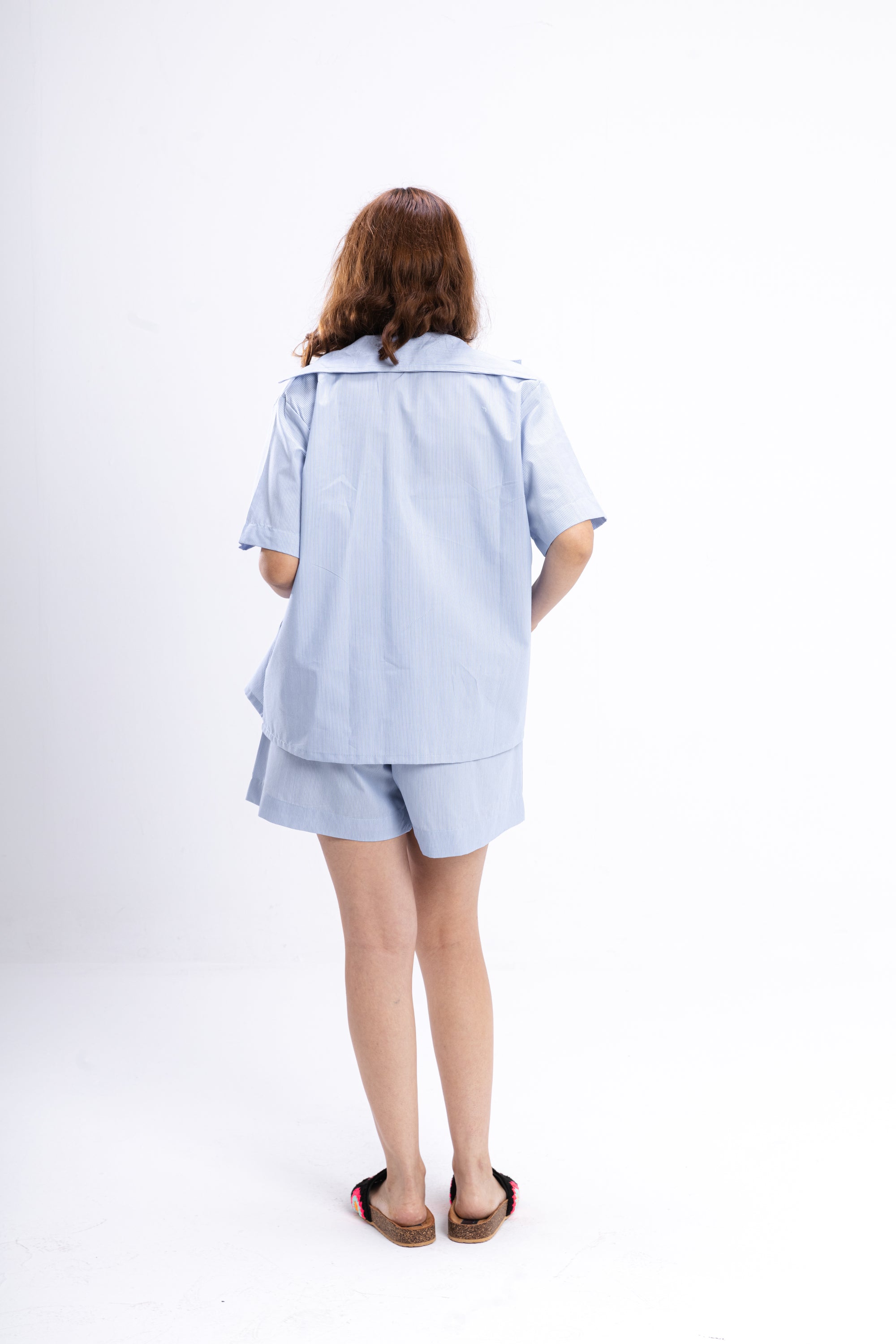 Blue Striped Coastal Set