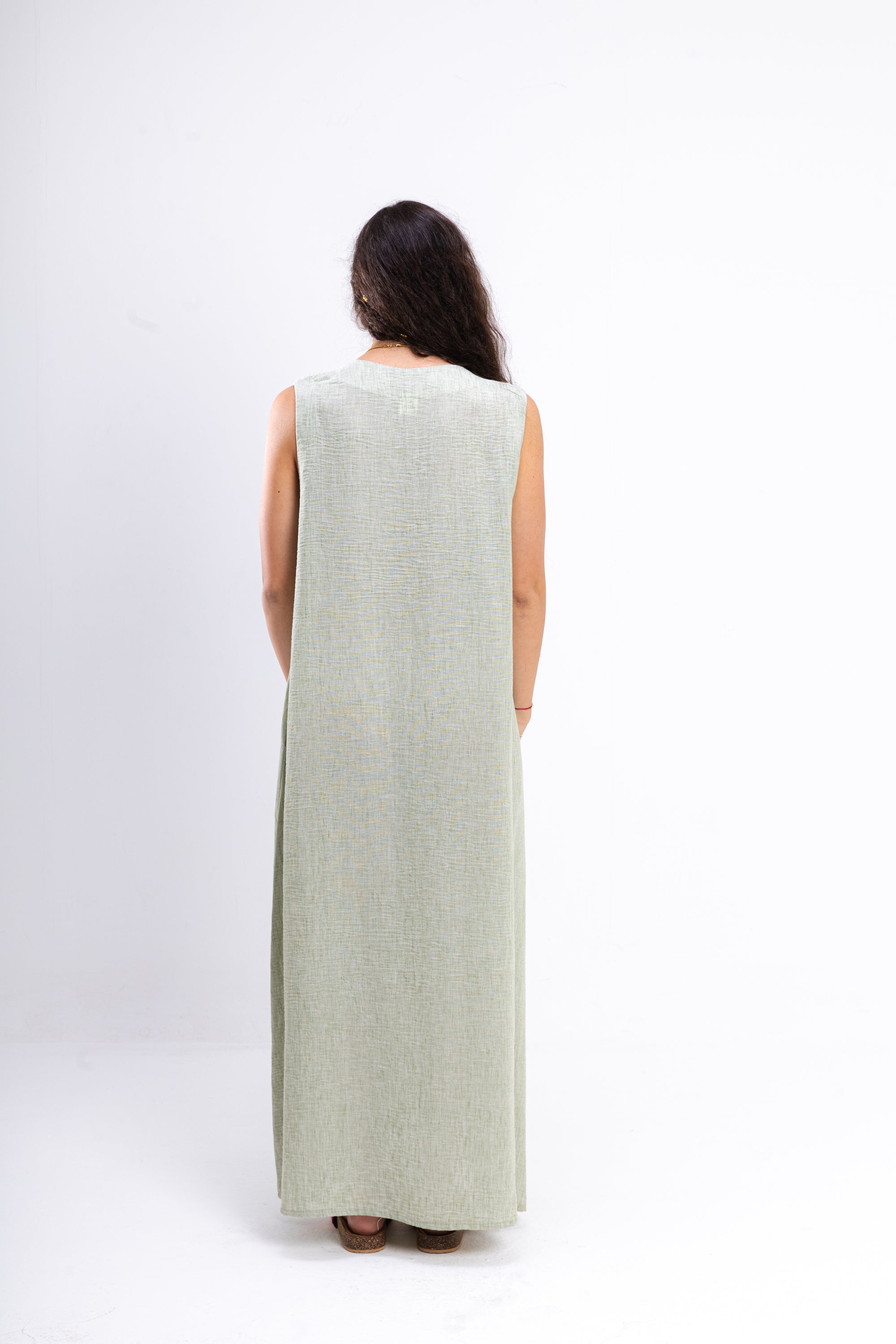 Sage Green Summer Dress