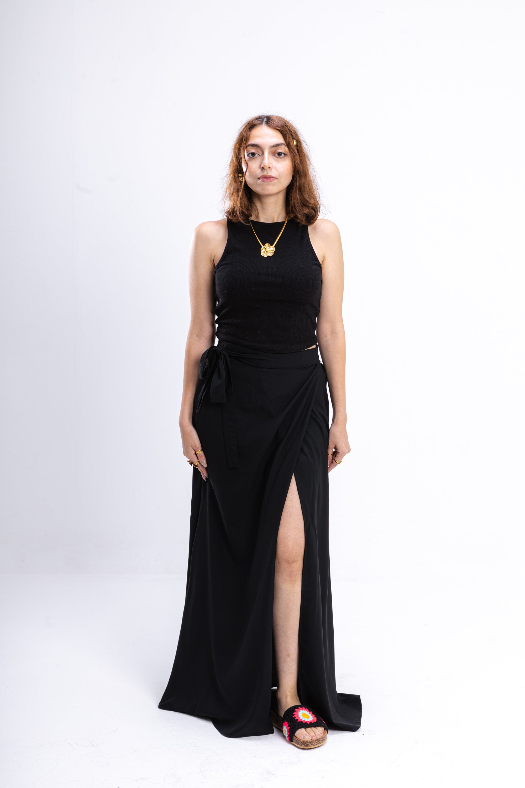 Black Envelope Skirt
