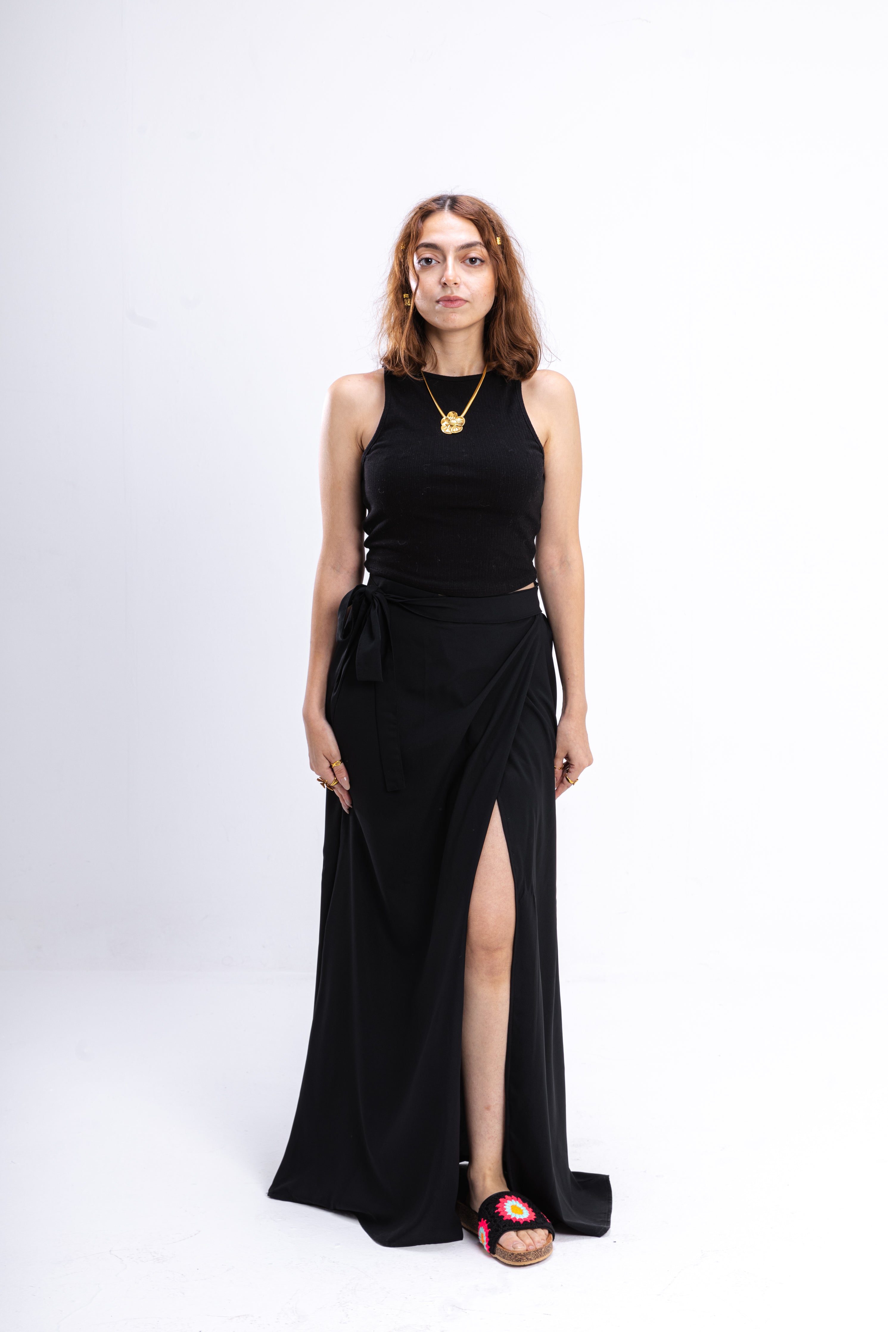 Black Envelope Skirt