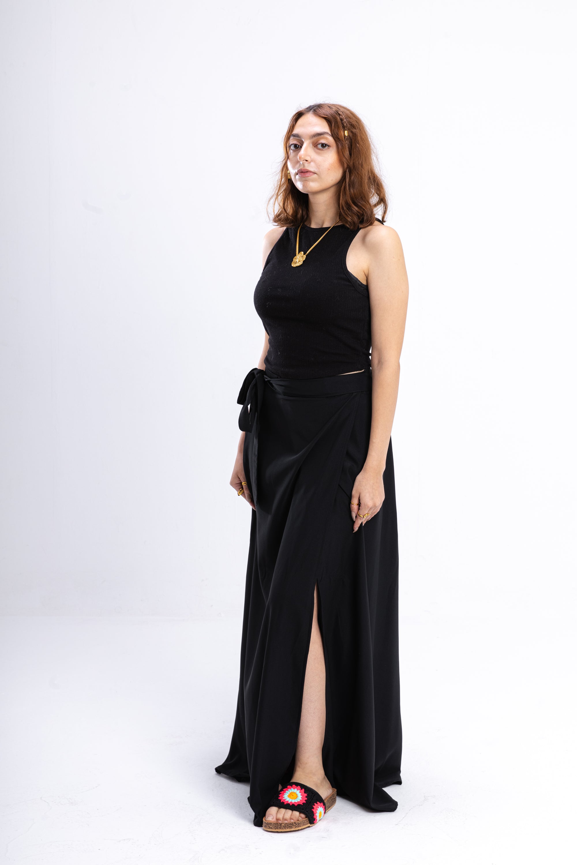 Black Envelope Skirt