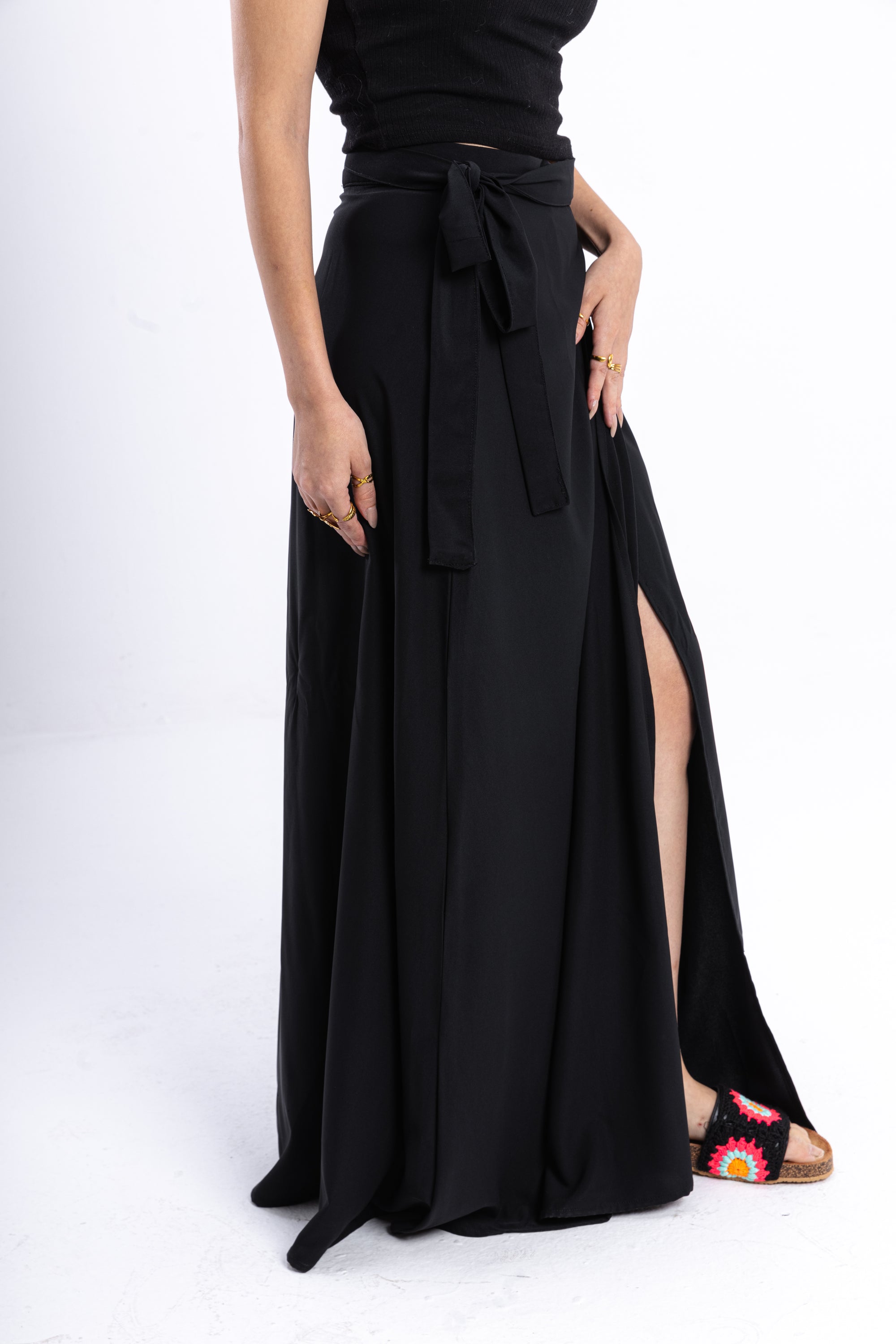 Black Envelope Skirt