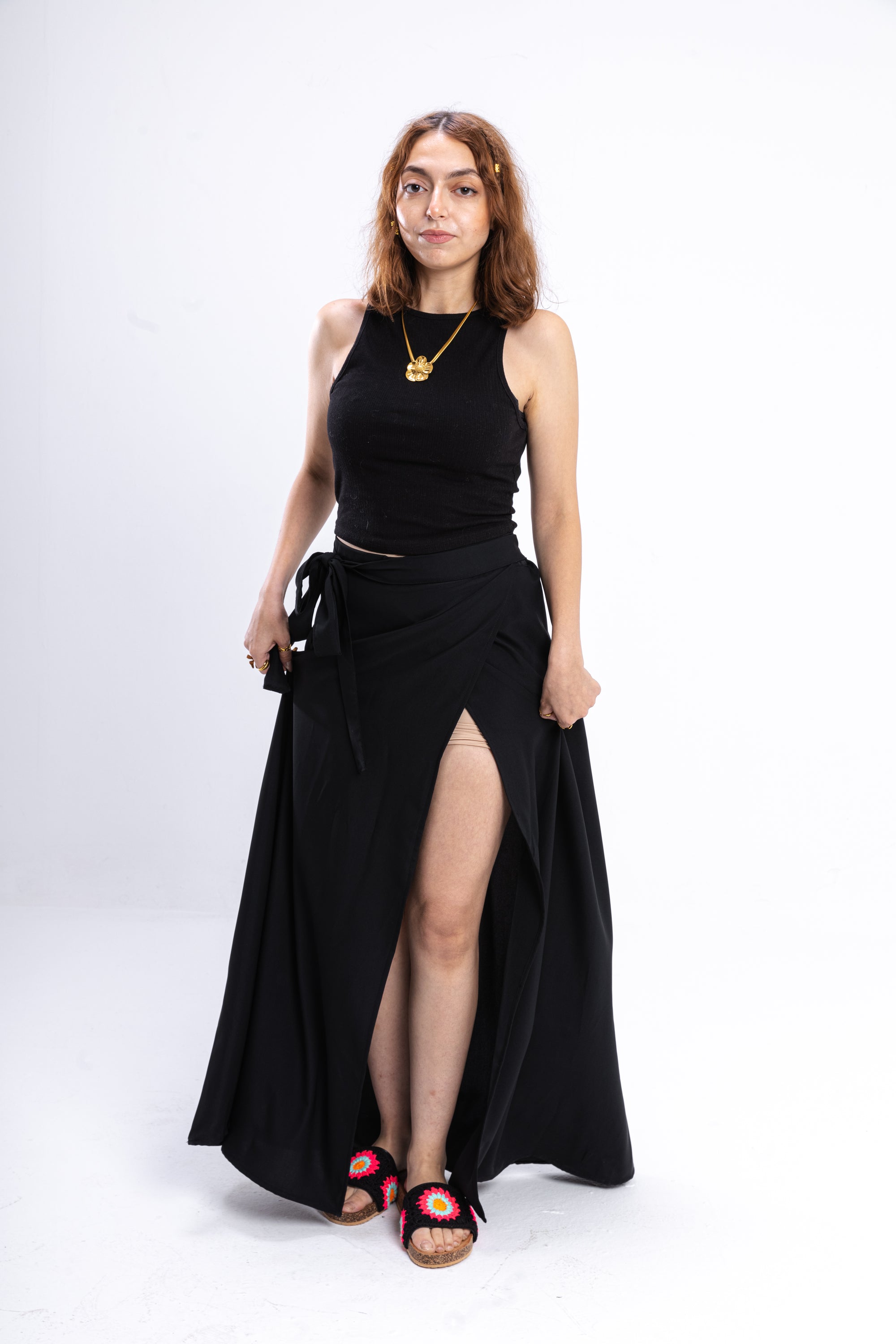 Black Envelope Skirt