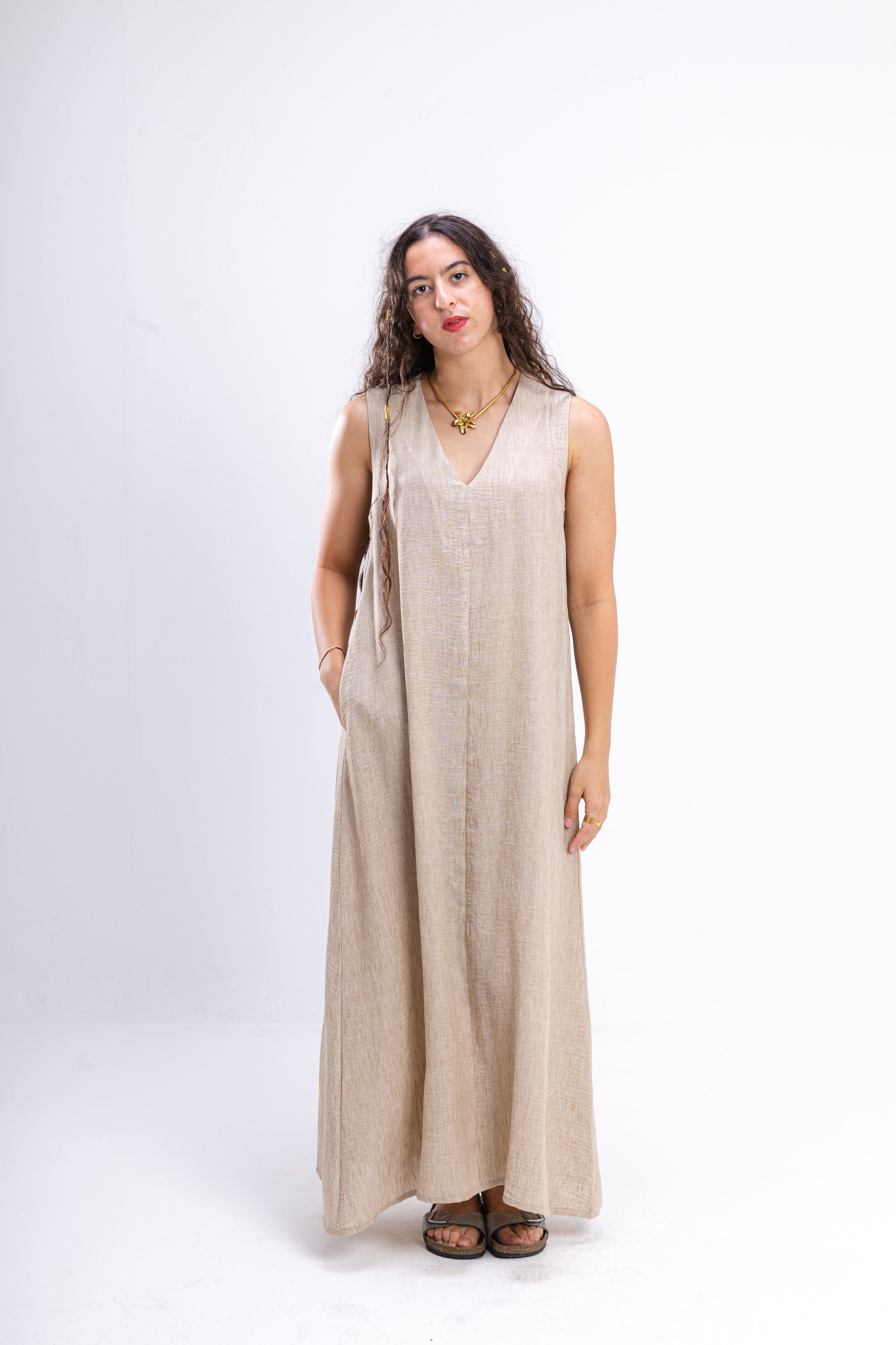 Beige Summer Dress