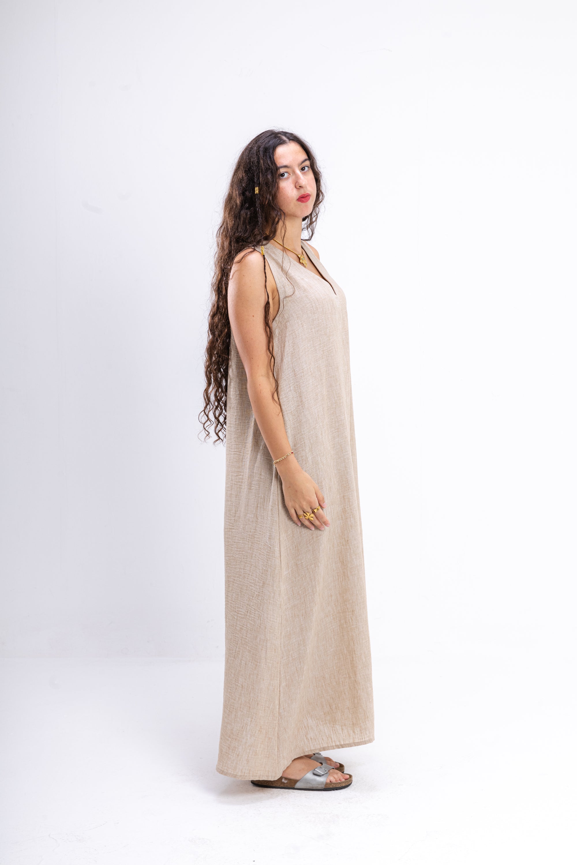 Beige Summer Dress
