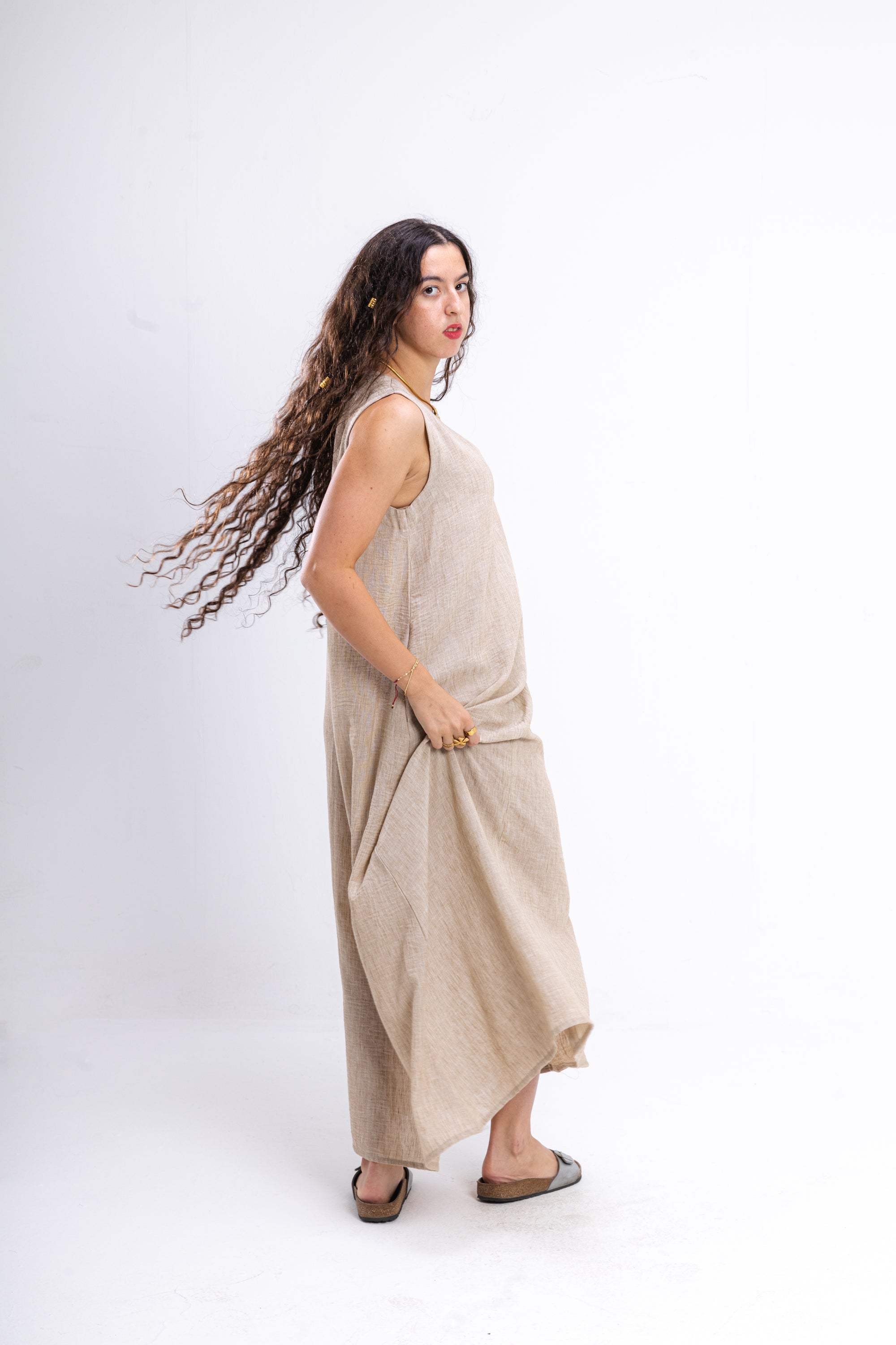 Beige Summer Dress
