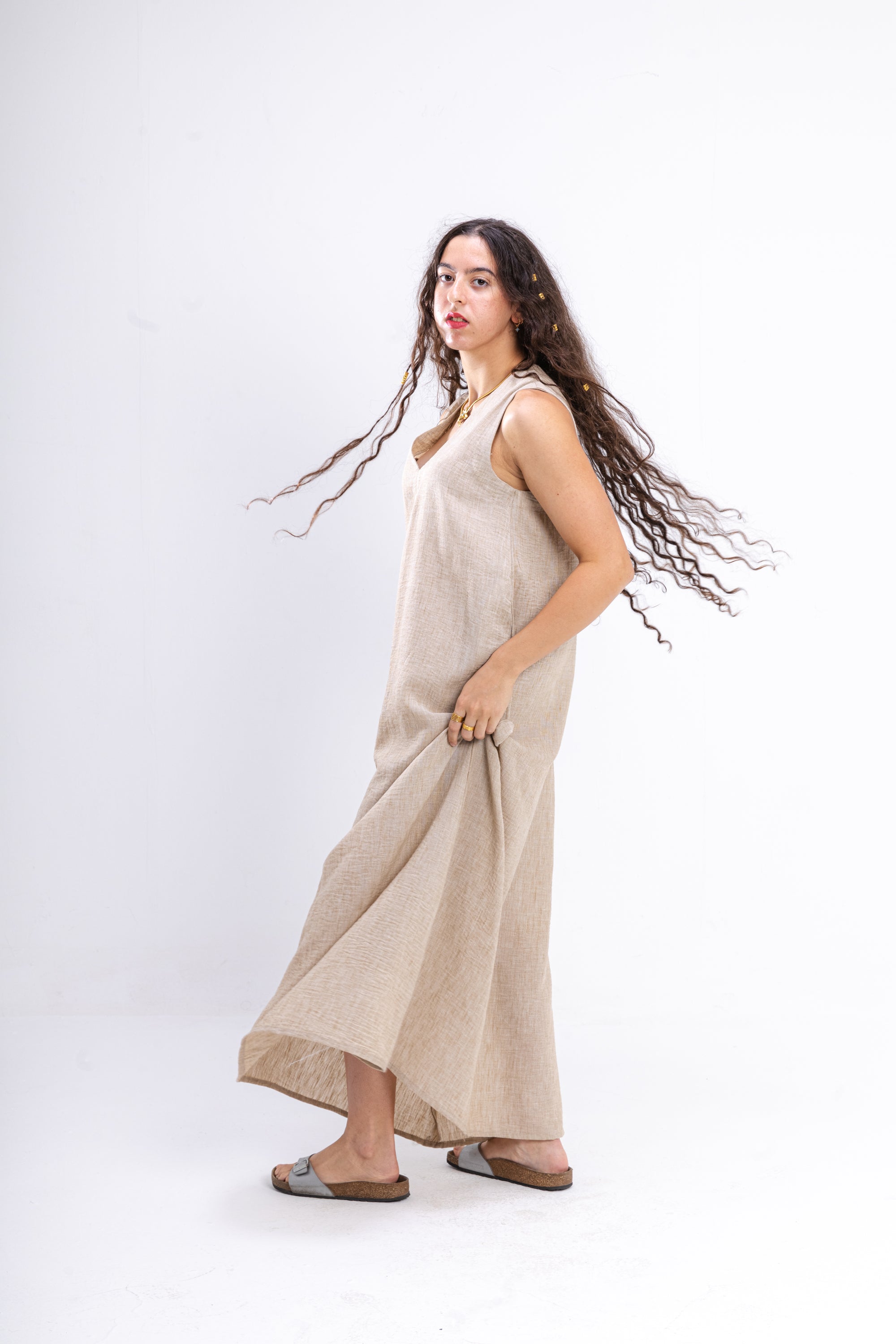 Beige Summer Dress