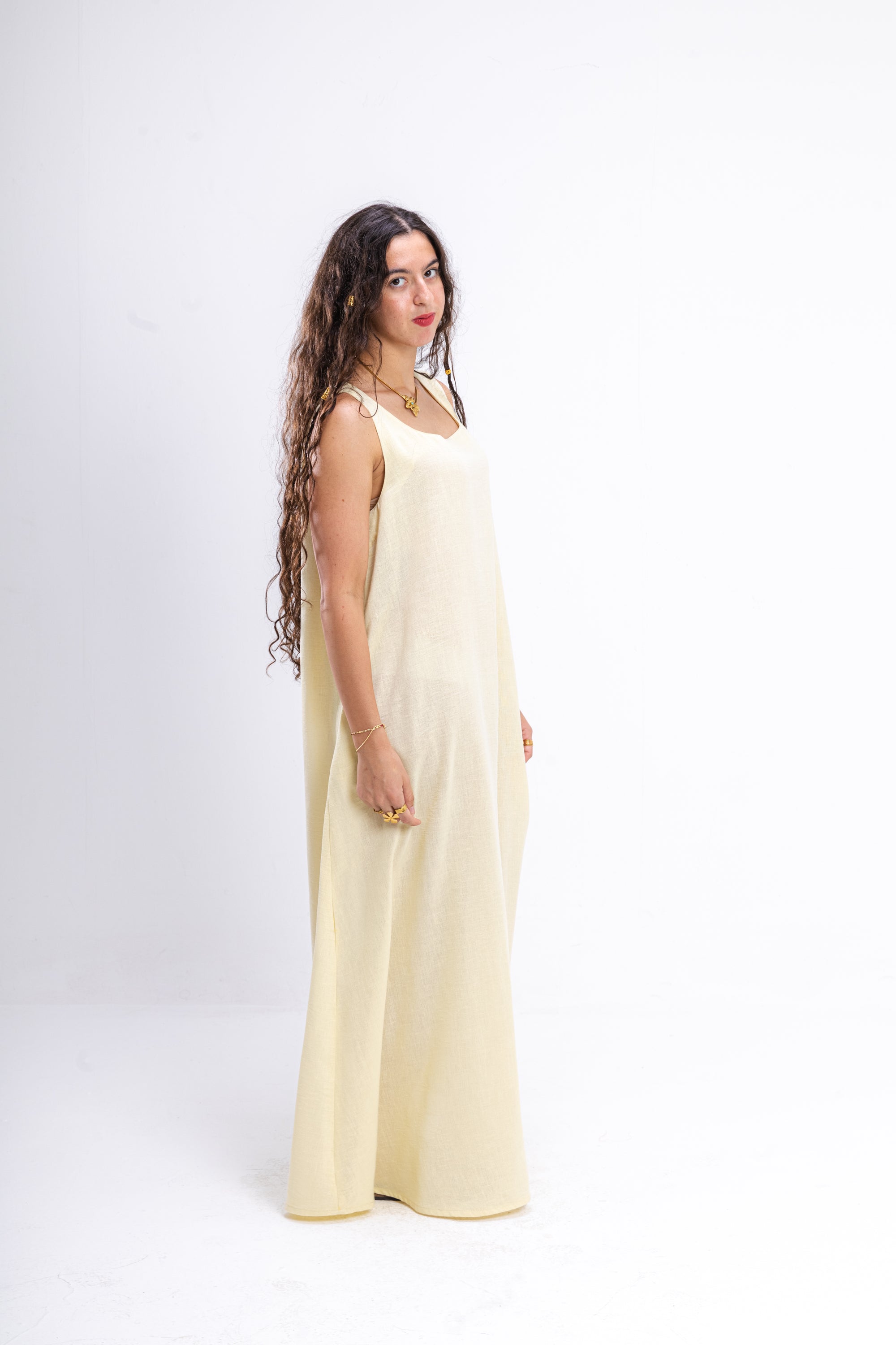 Butter Yellow Summer Dress
