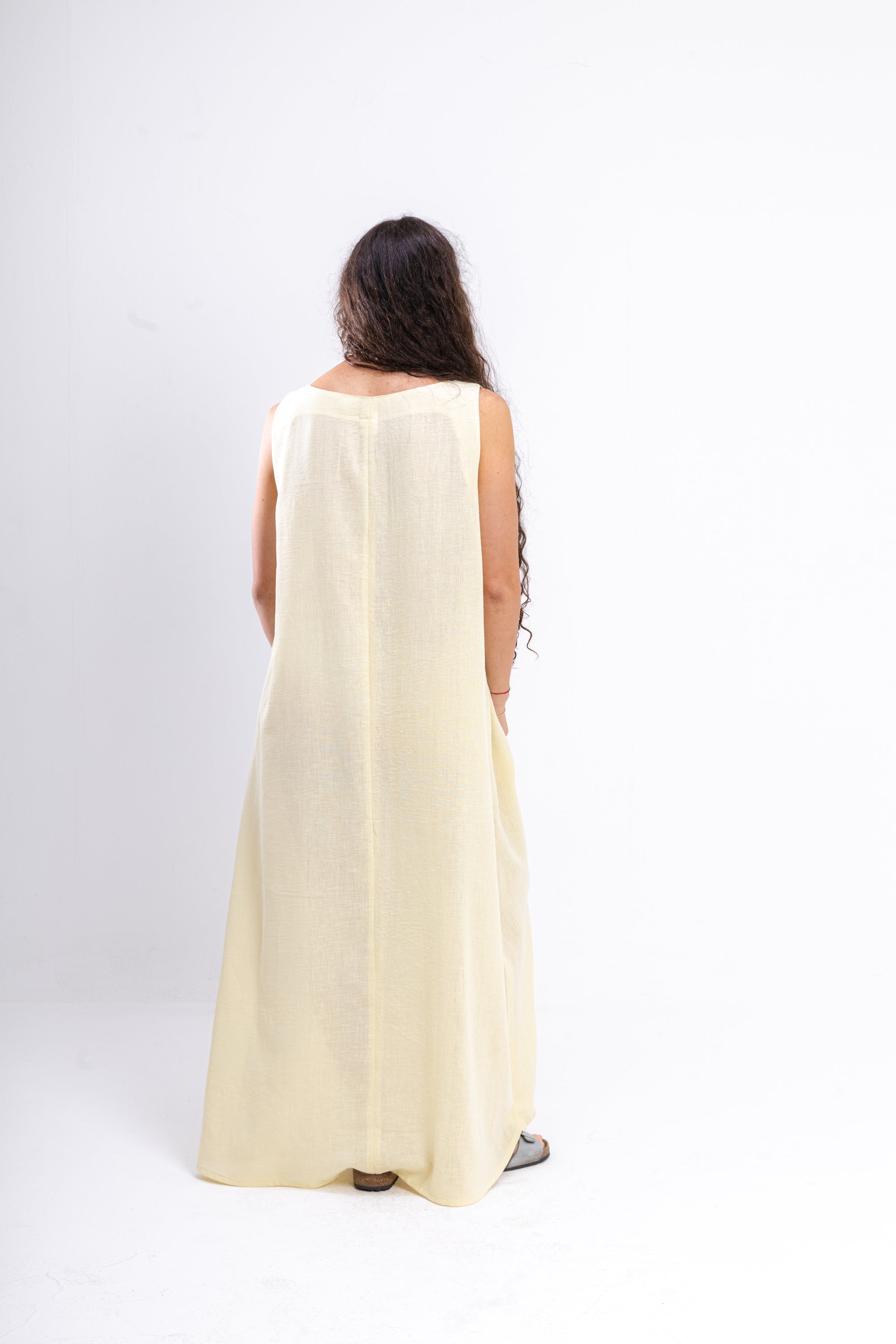 Butter Yellow Summer Dress