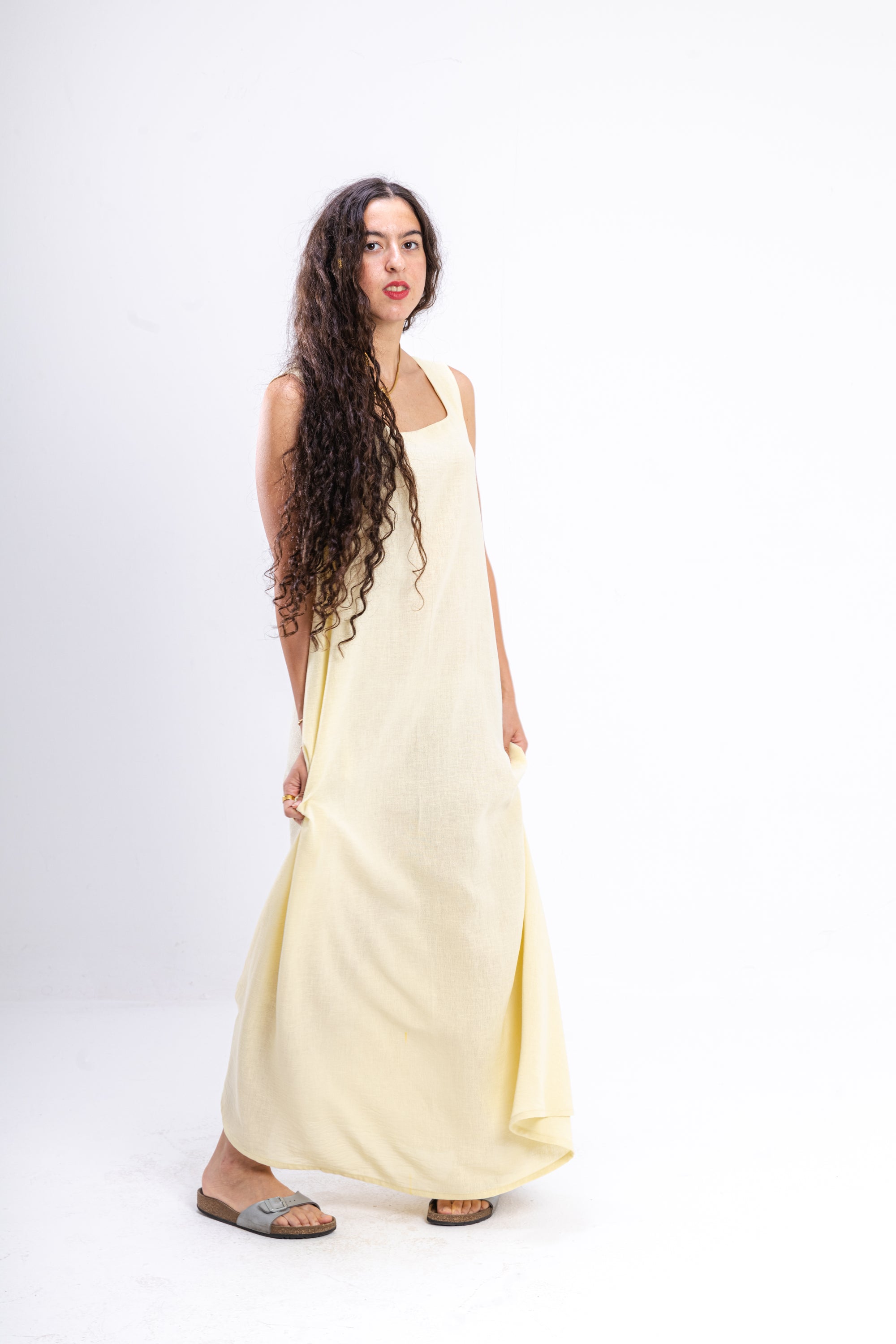 Butter Yellow Summer Dress