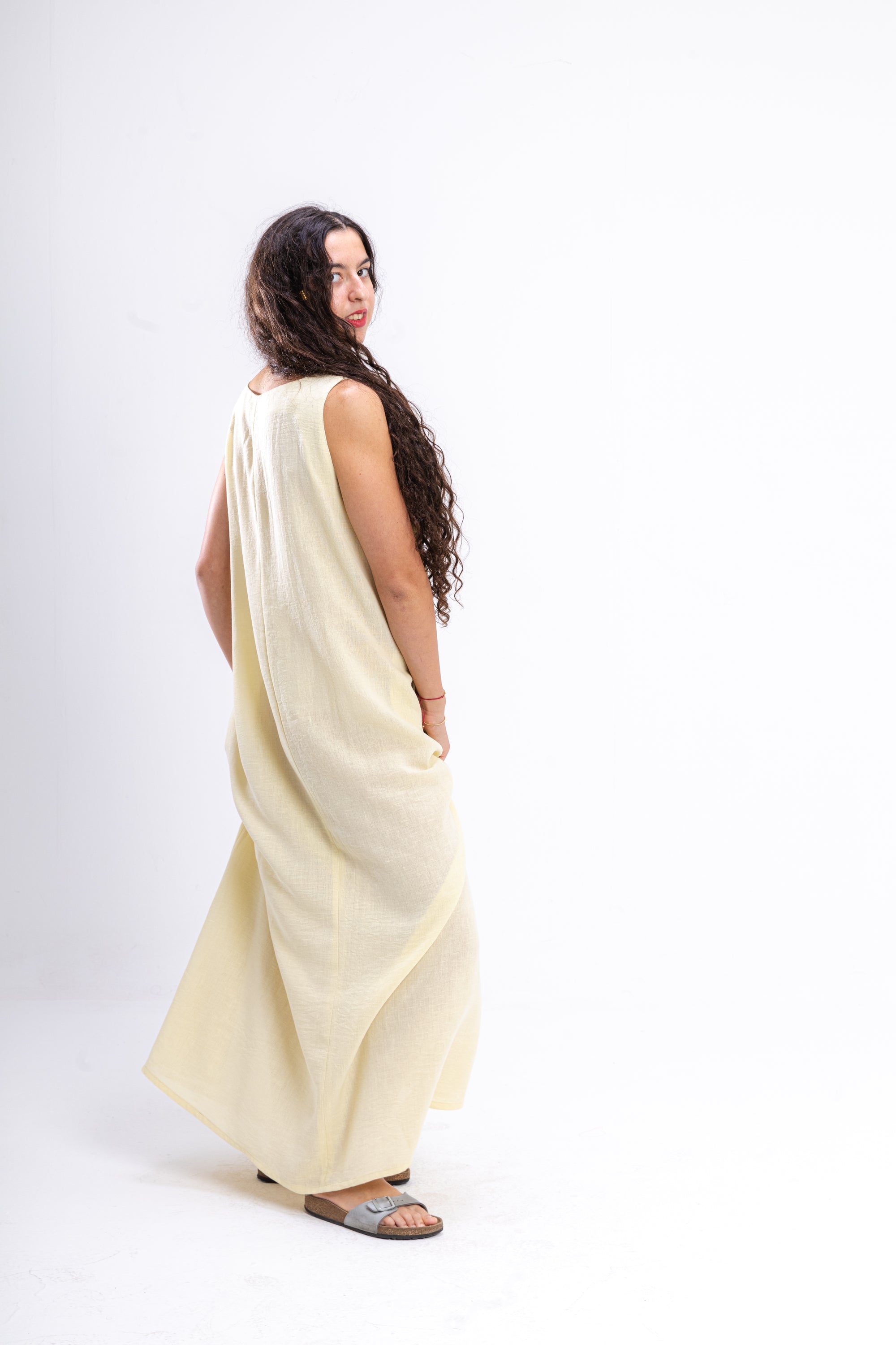 Butter Yellow Summer Dress