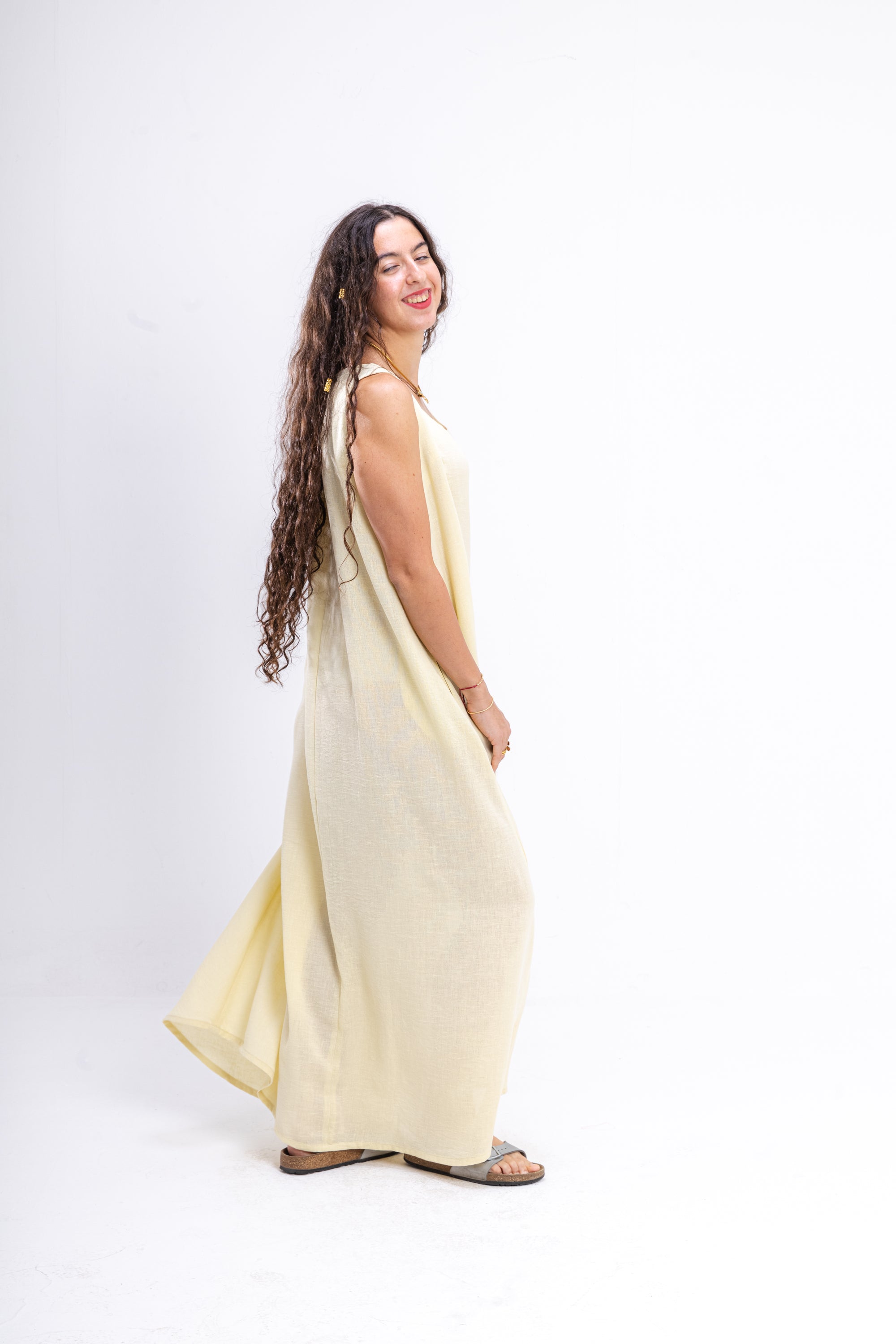 Butter Yellow Summer Dress