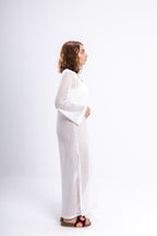 White Knit Dress