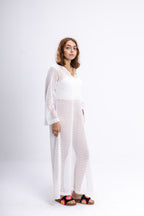 White Knit Dress