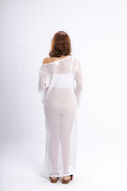 White Knit Dress