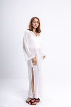 White Knit Dress