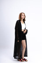 Black Knit Cover Up