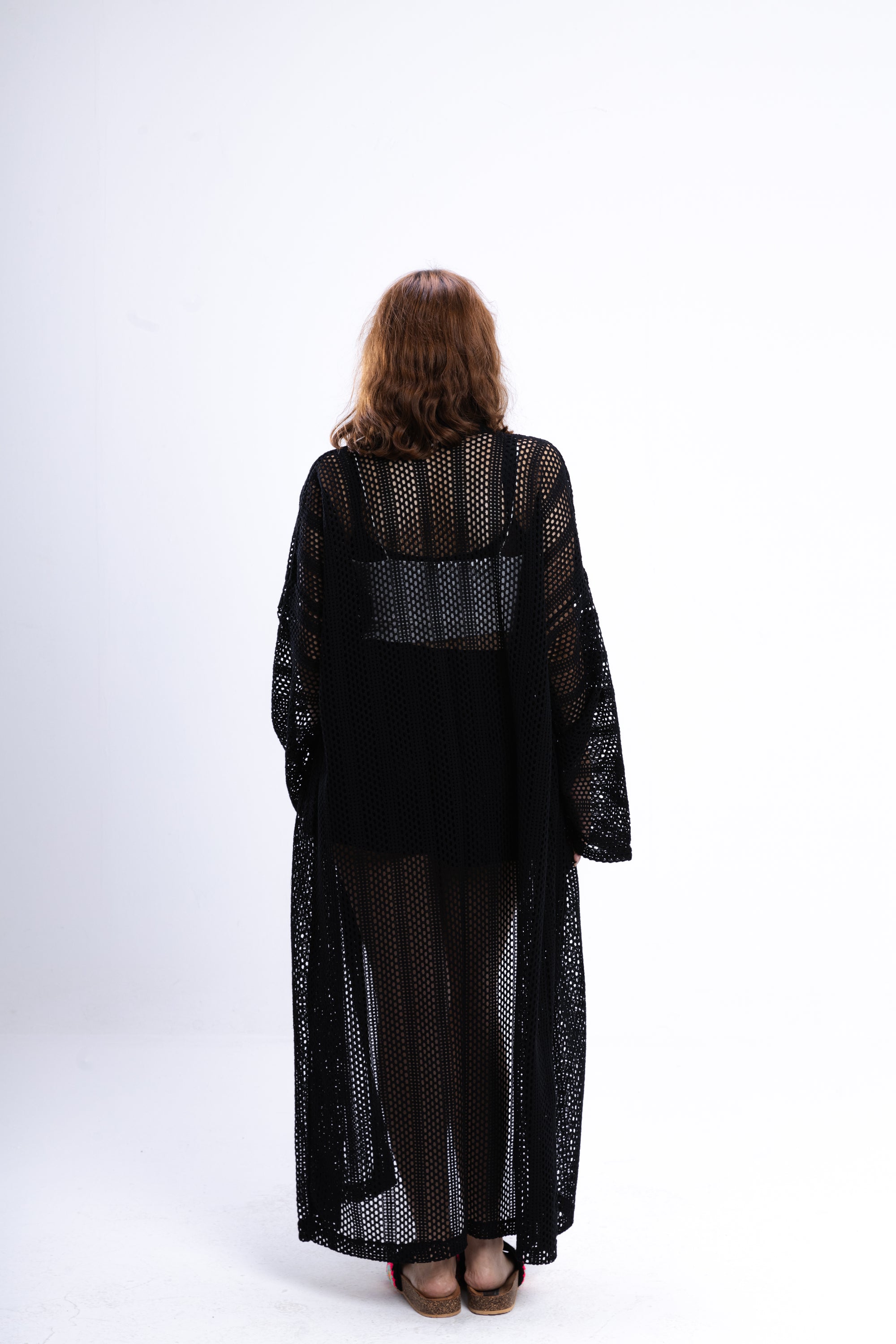 Black Knit Cover Up