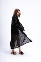 Black Knit Cover Up