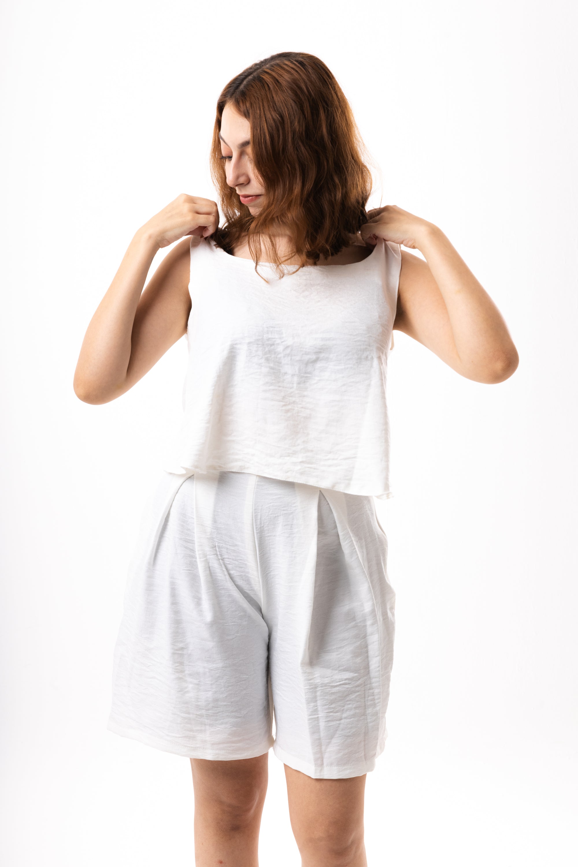 White Flowy Set