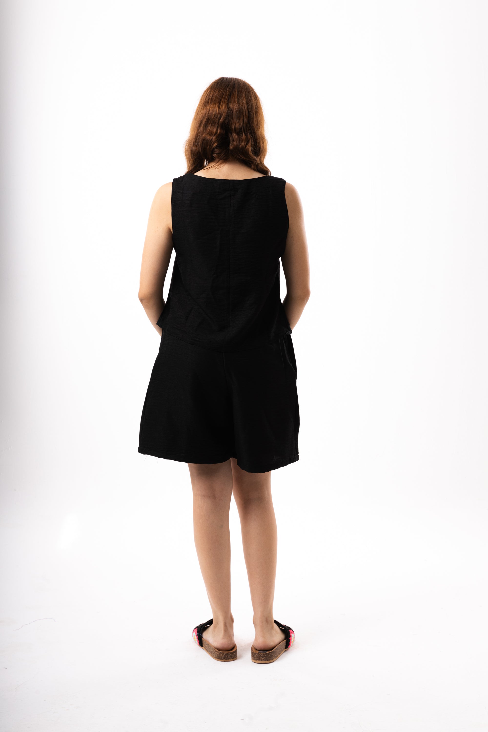 Black Flowy Set