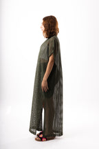 Olive Green Knit Dress