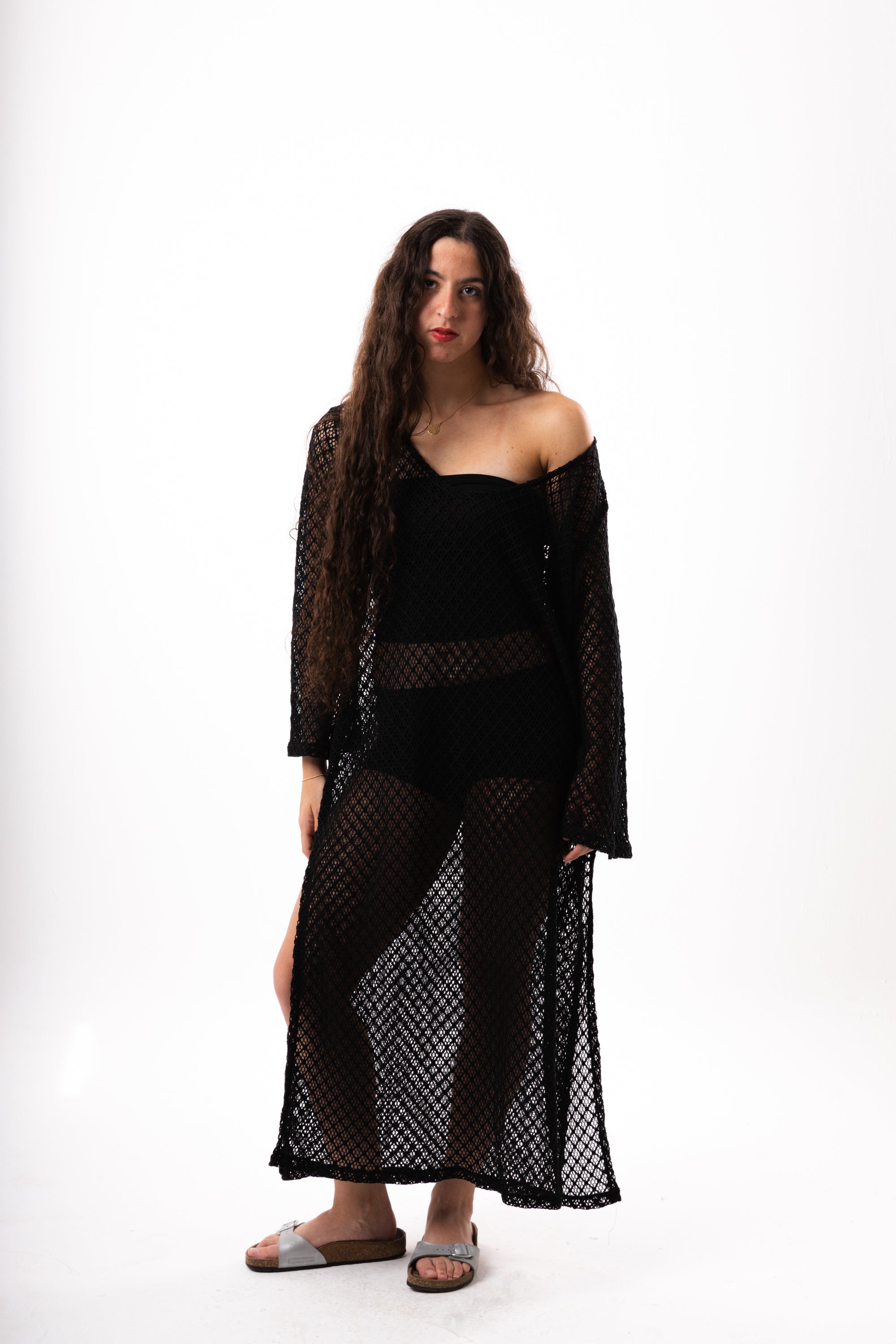 Black Knit Dress